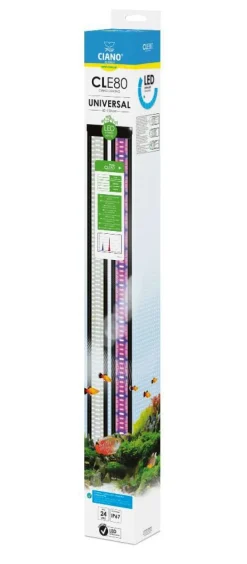 Rampe LED pour aquarium coloris blanc Plantes Ciano - 80 cm