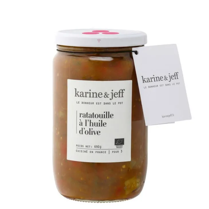 Ratatouille bio à l'huile d'olive LE BONHEUR EST DANS LE POT