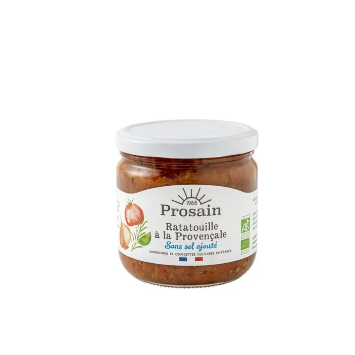 Ratatouille bio hyposodée en bocal de 345 g