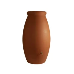 Récupérateur à eau en format jarre coloris terre cuite - 500 L