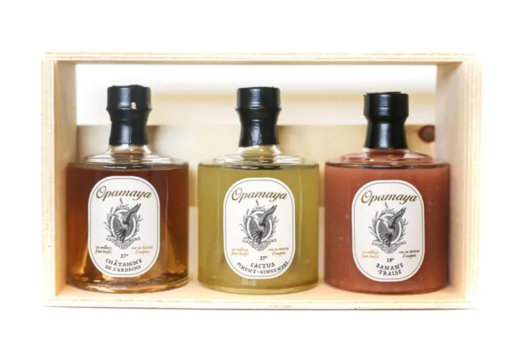 Rhum arrangé banane fraise Opamaya - 25 cl