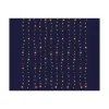 Rideau micro LED blanc chaud coloris blanc - 2 x 2 m