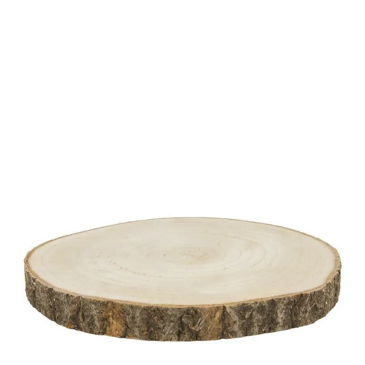 Rondin en bois de paulownia - Ø 25 x H 3 cm