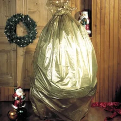 Sac à sapin compostable doré Handicap International - pour sapins jusqu'à 2,20 mètres