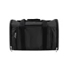 Sac de transport camping noir pour chien Wouapy - 45 x 25 x 28 cm