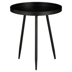 Selette Flores coloris noir en métal - 34 cm