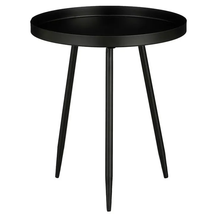 Selette Flores coloris noir en métal - 34 cm