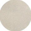 Set de table rond platine à paillettes Premium x 6 - Ø 34 cm