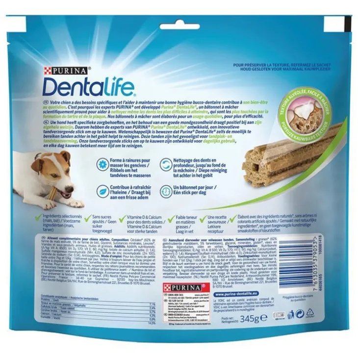 Snack à mâcher Dentalife Small pour petit chien 345 g