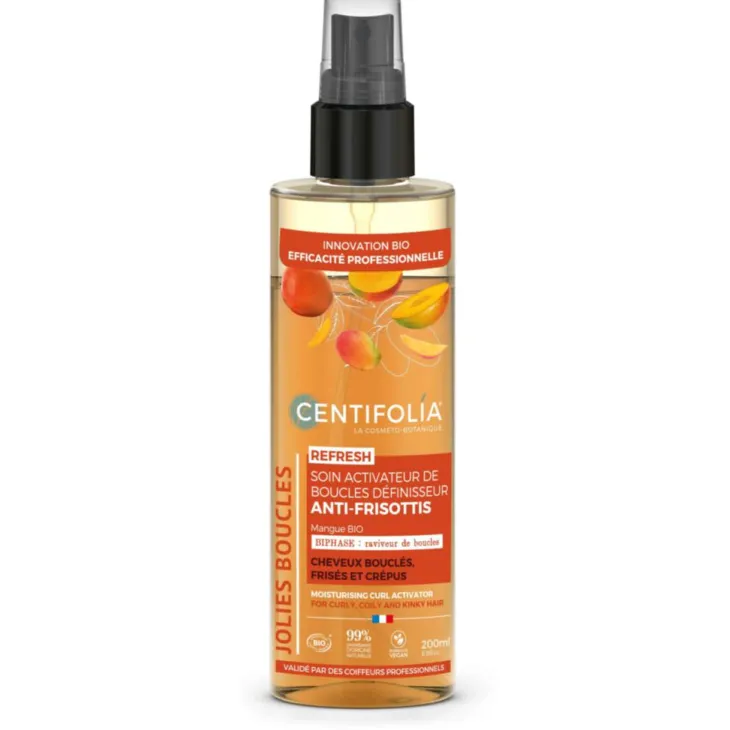 Soin activateur de boucles anti-frisottis bio Centifolia - 200 ml