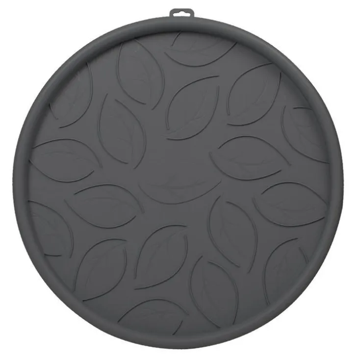 Soucoupe à roulettes gris anthracite Ø 45 cm