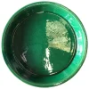 Soucoupe en terre émaillée vert Jade Les Poteries d’Albi - Ø 41 cm