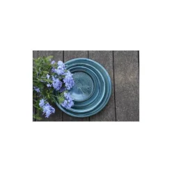 Soucoupe gamme Les poteries d'Albi coloris bleu Ø 33 x 4 cm