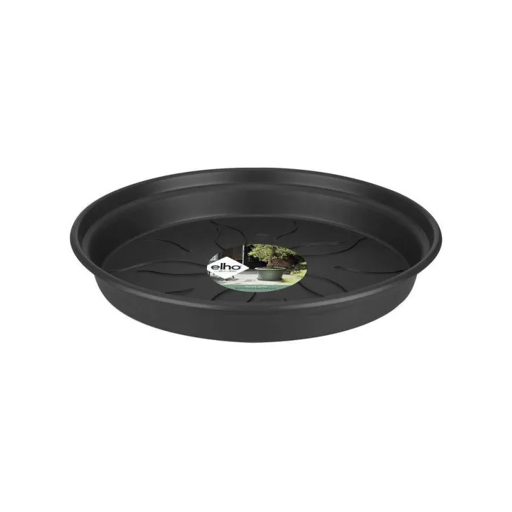 Soucoupe Green Basics 14 cm noire ELHO