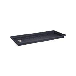 Soucoupe Green basics XXL Living noir L60x P26x H4,6 cm