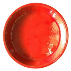 Soucoupe Les Poteries d'Albi coloris soleil couchant - Ø 23 cm