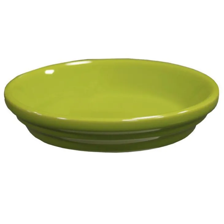 Soucoupe pot horticole moutarde Ø 12 x H 2,5 cm