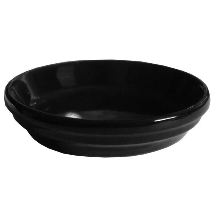Soucoupe pot horticole noir Ø 10 x H2 cm
