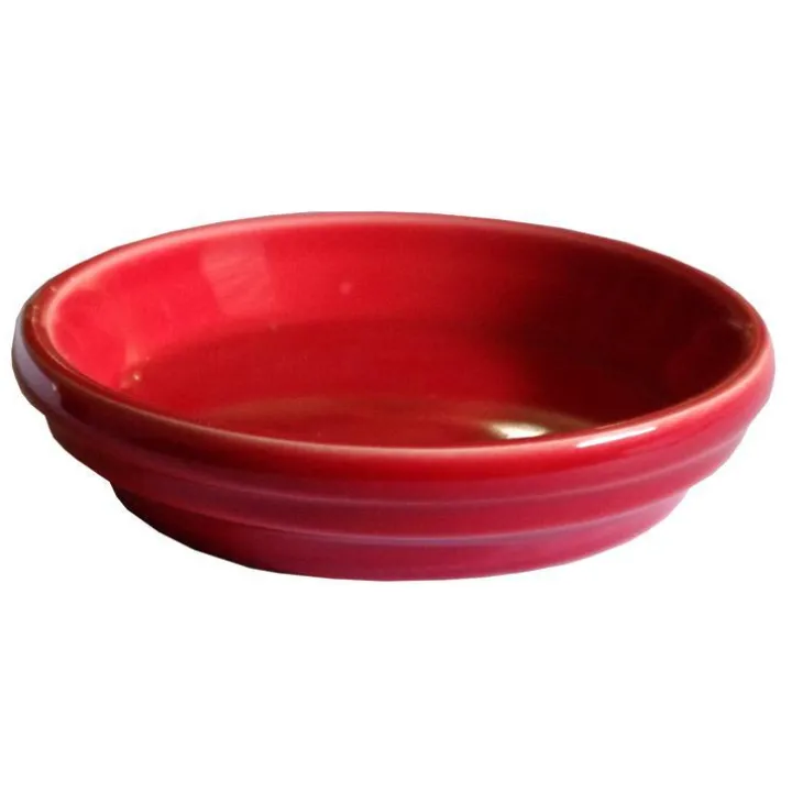 Soucoupe pot horticole rouge Ø 17 x H3 cm