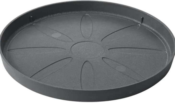 Soucoupe pour pot de fleurs Origin coloris noir Deroma - Ø 32 cm x 2,9 cm