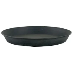 Soucoupe pour pot Reb Anthracite Mat - Ø 26,5 cm x H3,5 cm