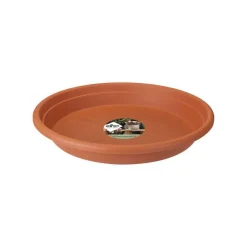 Soucoupe Ronde couleur terre cuite - Ø 17x2.6 cm