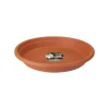 Soucoupe Ronde couleur terre cuite - Ø 25x3.7 cm