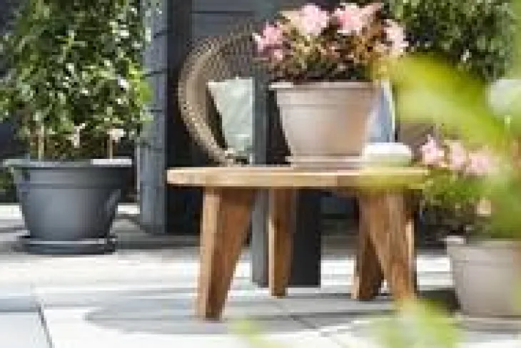 Soucoupe ronde en plastique recyclé anthracite Elho - Ø 40 cm