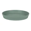 Soucoupe ronde en polypropylène vert laurier Eda Toscane - Ø 40 cm