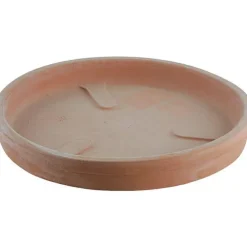 Soucoupe ronde en terre cuite Anticomestiere - Ø 27 cm