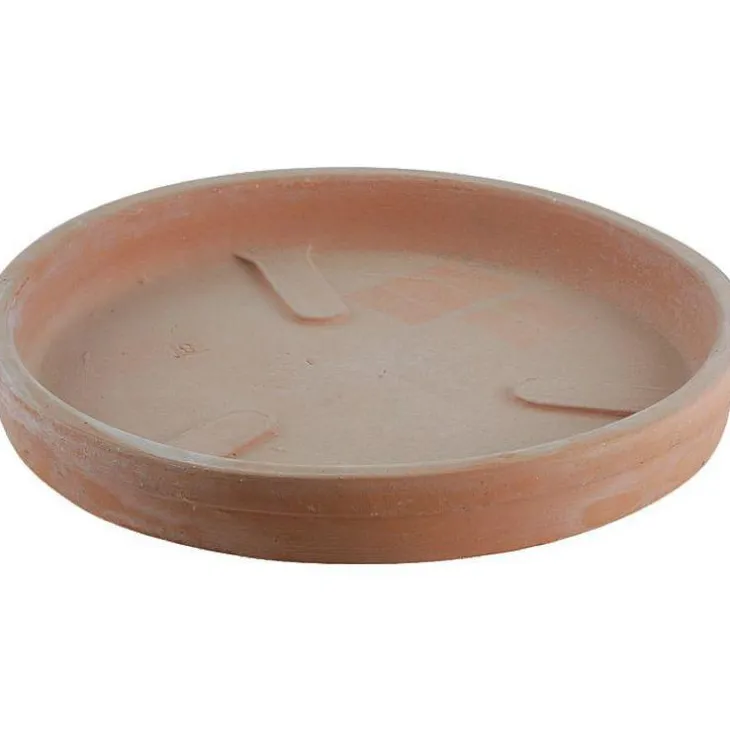 Soucoupe ronde en terre cuite Anticomestiere - Ø 27 cm