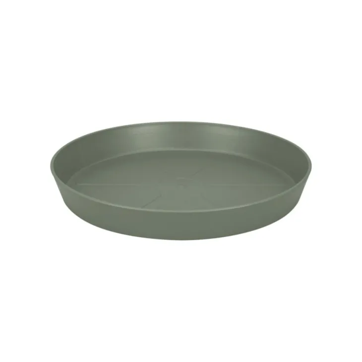 Soucoupe ronde vert pistache en polypropylène recyclé Elho Loft Urban – Ø 21 cm