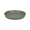 Soucoupe ronde vert pistache en polypropylène recyclé Elho Loft Urban – Ø 34 cm