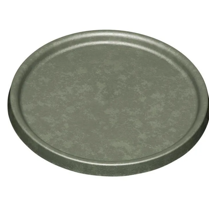 Soucoupe vert kaki pour pot Poetic Elément 25 - Ø 25,2 cm
