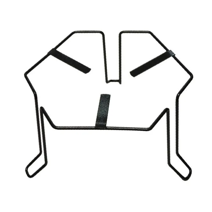 Stabilisateur de pot en métal gris martelé
