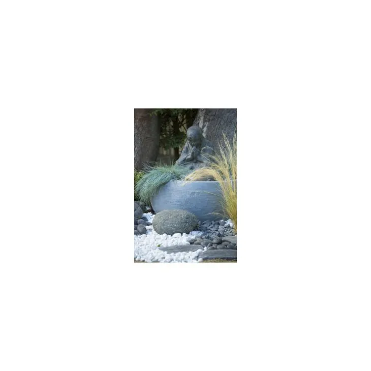 Statue de jardin Moine priant H 47 cm