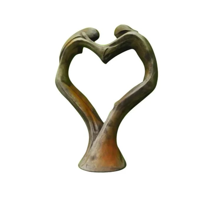 Statue en pierre reconstituée Tristan & Yseult - 38 x 75 x 102 cm