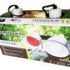 Support éclairage et chauffage pour terrarium coloris blanc Reptile Planet Twindome 16 - Ø 16 x H 19 cm