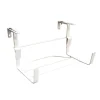 Support de jardinière universel large en métal blanc 35 cm