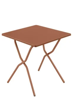 Table Balcony colorblock canyon en acier zingué Lafuma - 70 x 64 x 73 cm