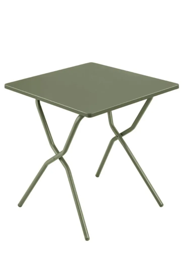 Table Balcony colorblock canyon en acier zingué Lafuma - 70 x 64 x 73 cm