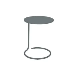 Table basse déportée coolside gris orage de Ø 42 x 53 cm
