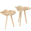 Table d'appoint en teck naturel Turalu M - 45 x 45 x 45 cm