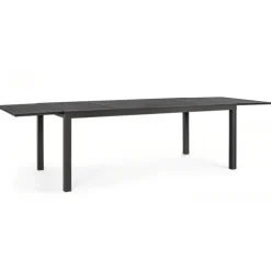 Table extensible anthracite BIZZOTTO HILDE - 200/300x100 cm