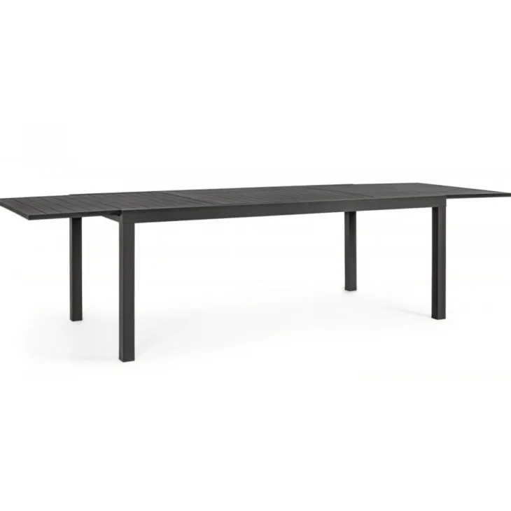 Table extensible anthracite BIZZOTTO HILDE - 200/300x100 cm