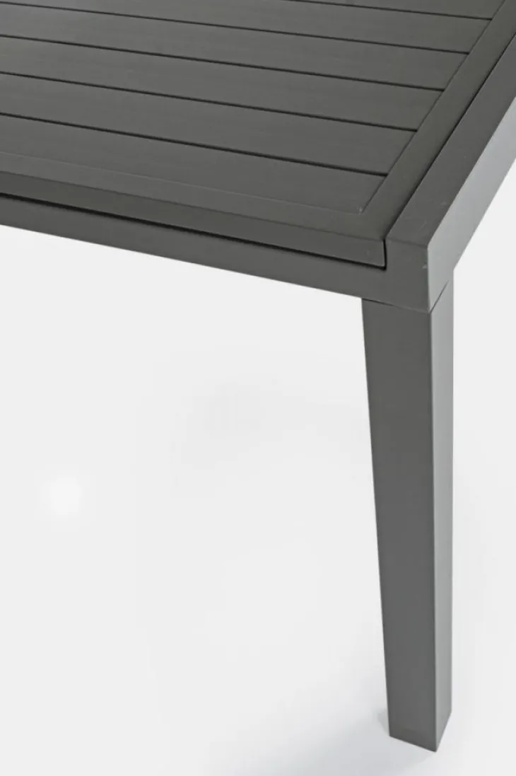 Table extensible anthracite BIZZOTTO HILDE - 200/300x100 cm