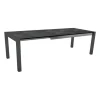 Table extérieure coloris noir en aluminium Stern - 174 x 214 x 254 x 90 cm