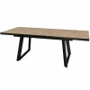 Table Malo avec rallonge automatique en aluminium - 180 x 240 x 100 cm