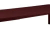 Table Oléron avec rallonges coloris noir en aluminium Fermob - 155/255 x 100 cm