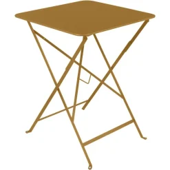 Table pliante Bistro coloris marron en acier Fermob - 37 x 57 x 74 cm